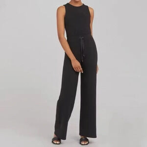 NEW US Women Casual Playsuit Ladies Crew Neck Jumpsuit Romper Summer Pants Solid